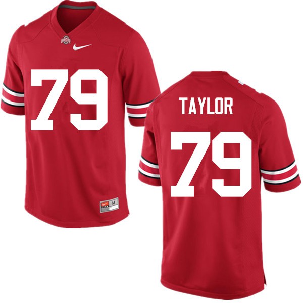 Ohio State Buckeyes #79 Brady Taylor Men Official Jersey Red